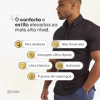Camisa Social EvoTech™ - Manga Curta