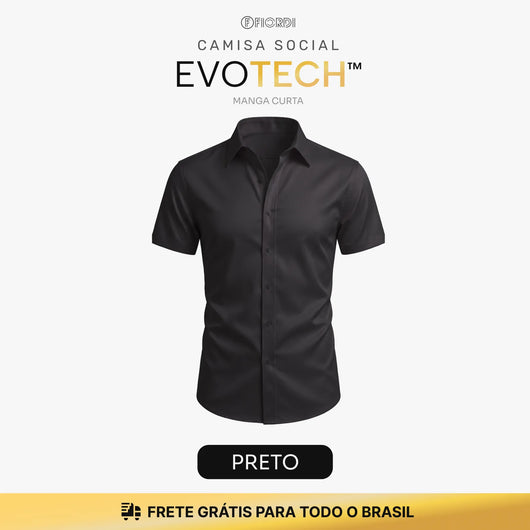 Camisa Social EvoTech™ - Manga Curta