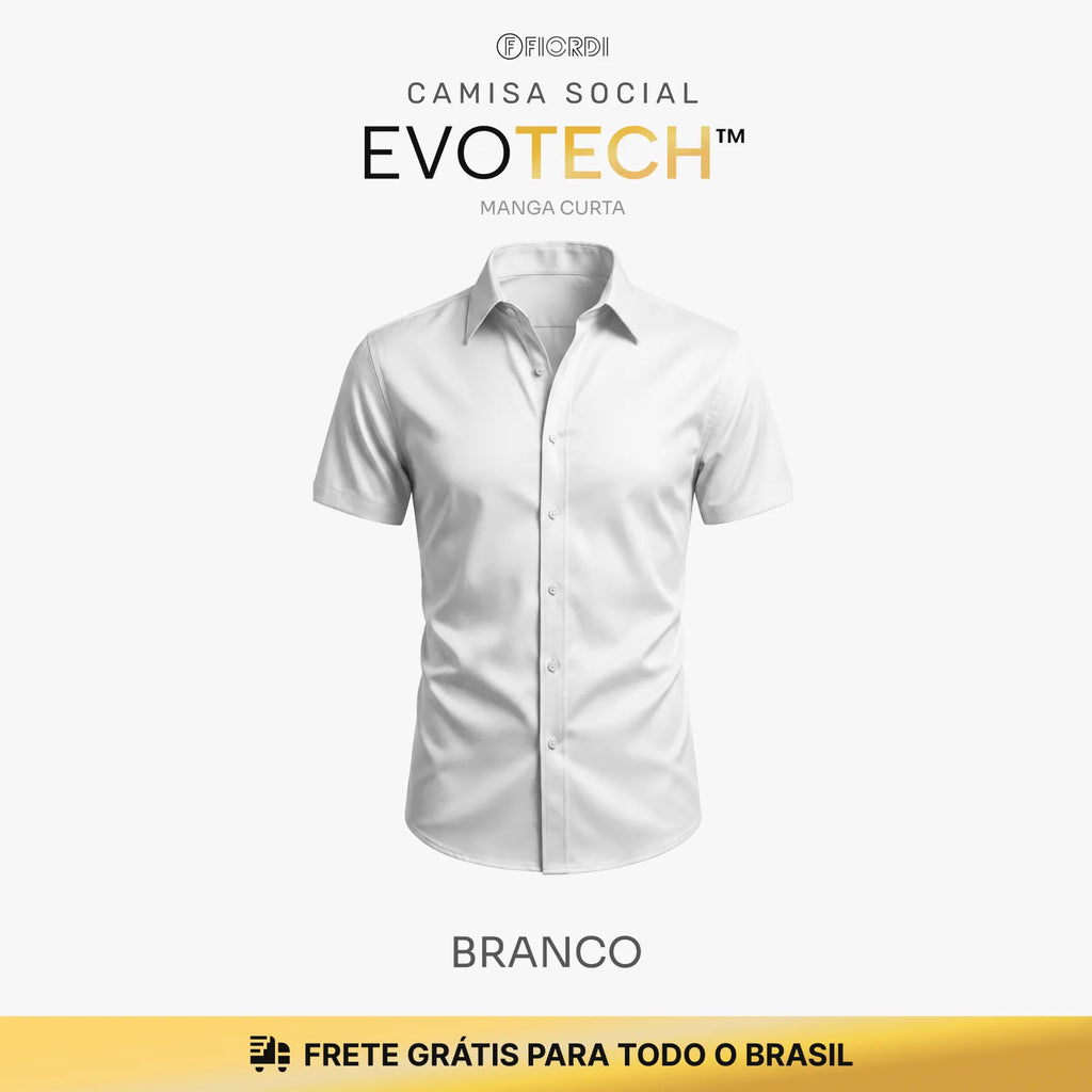 Camisa Social EvoTech™ - Manga Curta