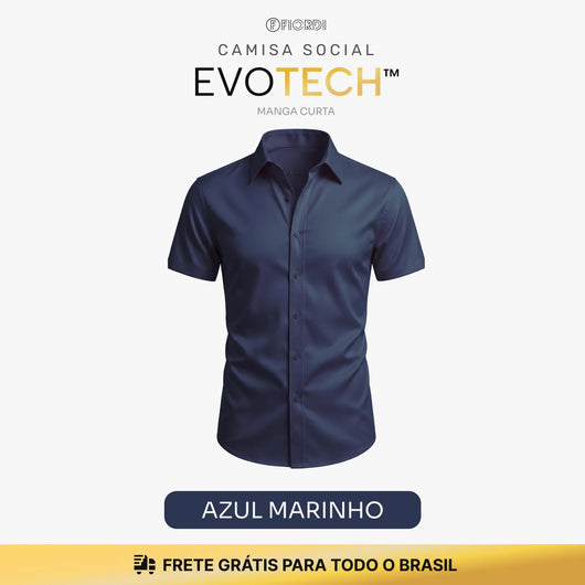 Camisa Social EvoTech™ - Manga Curta