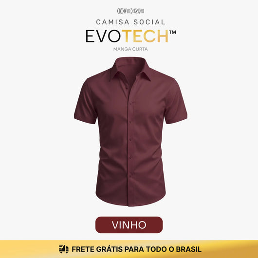Camisa Social EvoTech™ - Manga Curta