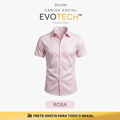 Camisa Social EvoTech™ - Manga Curta