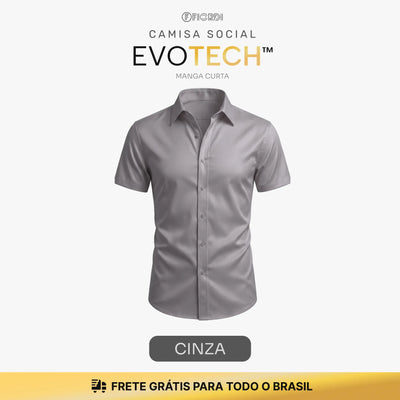 Camisa Social EvoTech™ - Manga Curta