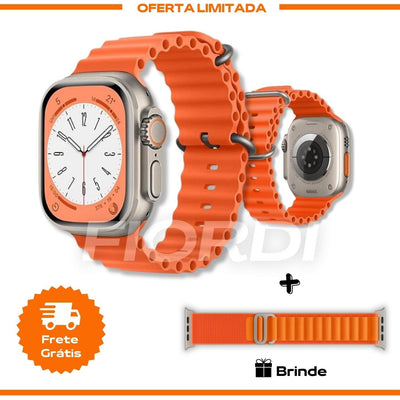 Smartwatch - Serie 8 Ultra + (2ª Pulseira de Brinde)