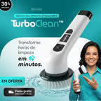 TurboClean™ - Escova de Limpeza Elétrica 9 em 1