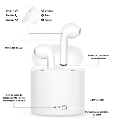 Fone Bluetooth - Air Pro 3