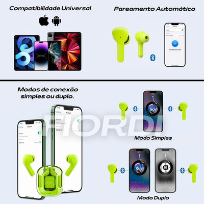 Fone Bluetooth - AirFast Pro™