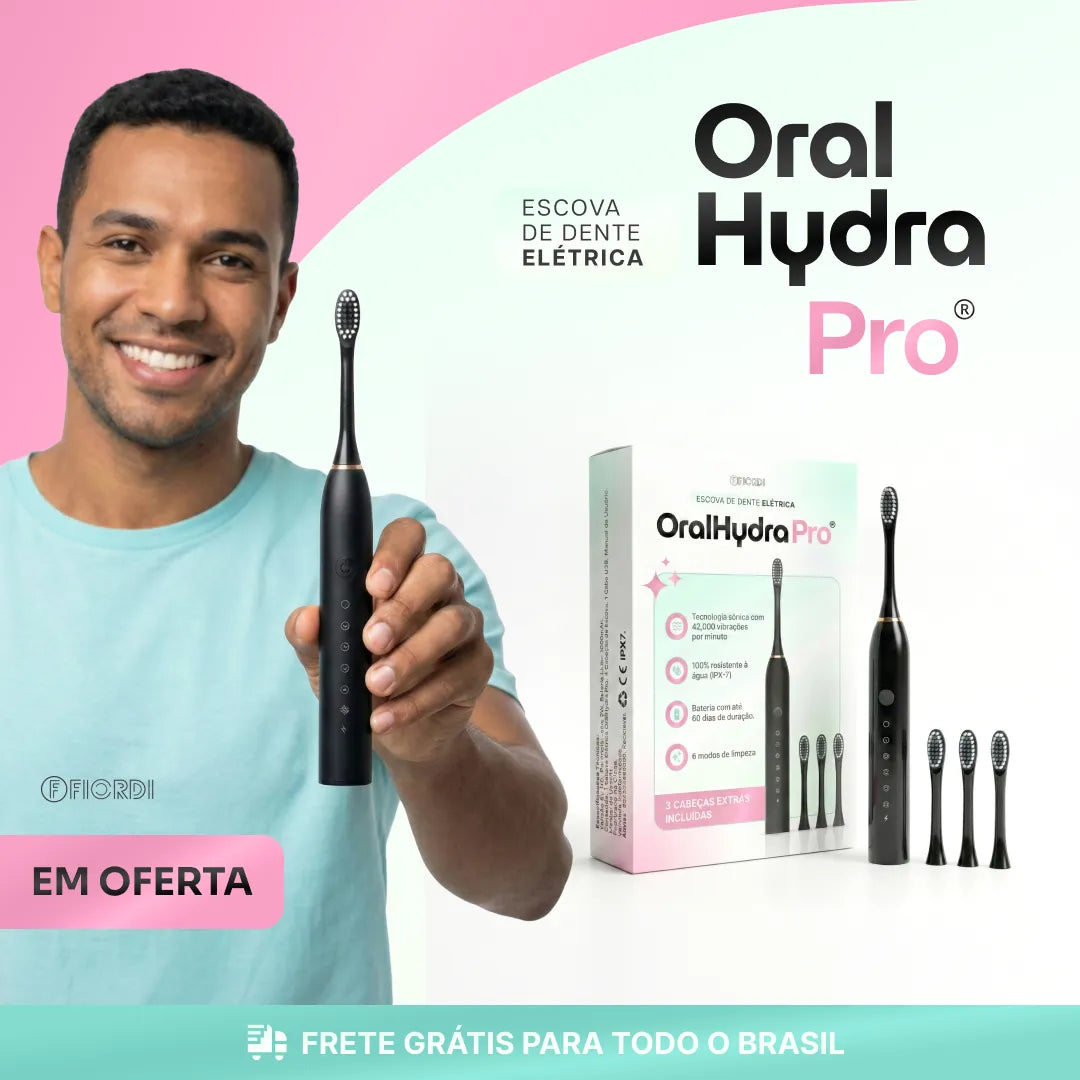 Escova de Dente Elétrica - OralHydra Pro®