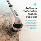 TurboClean™ - Escova de Limpeza Elétrica 9 em 1