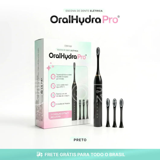 Escova de Dente Elétrica - OralHydra Pro®