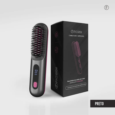 Escova Alisadora Portátil - BeautyMax Pro™