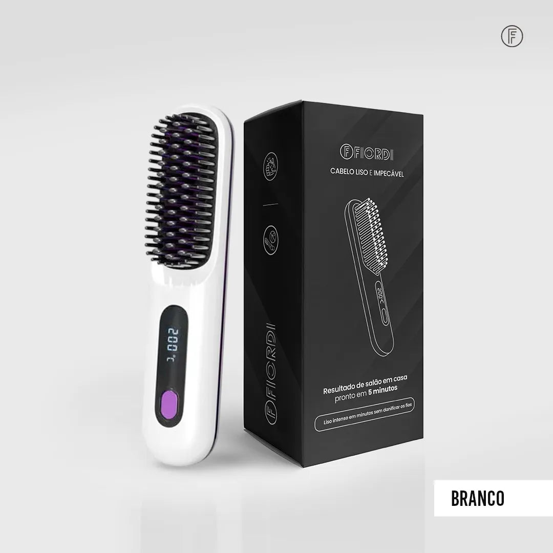 Escova Alisadora Portátil - BeautyMax Pro™