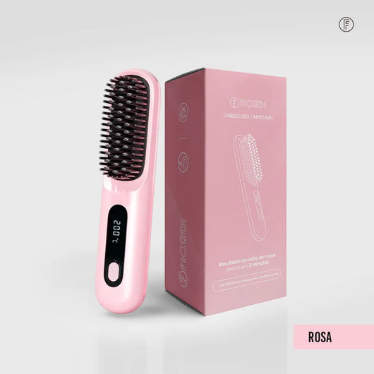 Escova Alisadora Portátil - BeautyMax Pro™