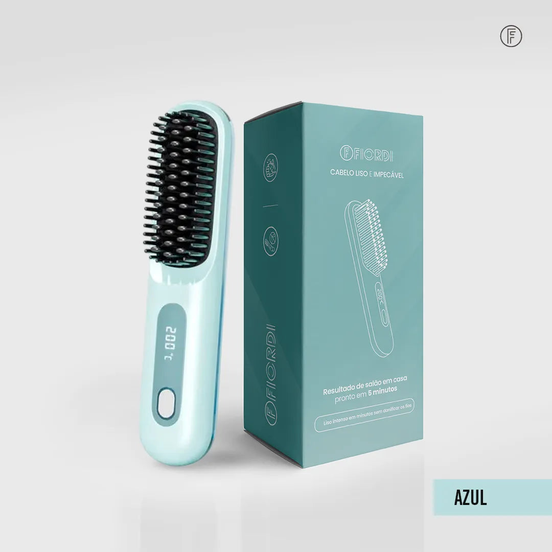 Escova Alisadora Portátil - BeautyMax Pro™