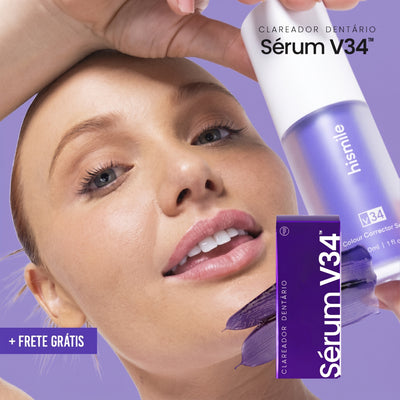 Clareador Dentário - Sérum V34™ + Brinde