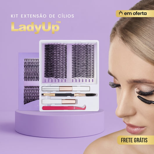 Kit de Extensão de Cílios - LadyUp™
