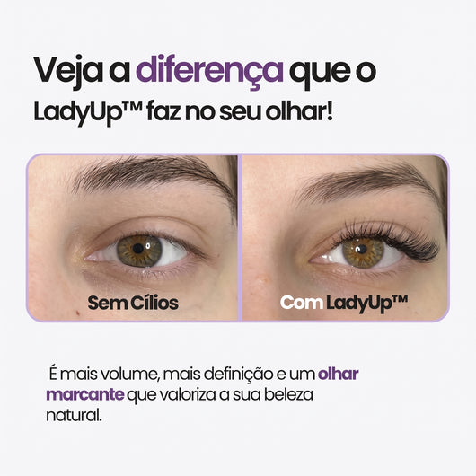 Kit de Extensão de Cílios - LadyUp™
