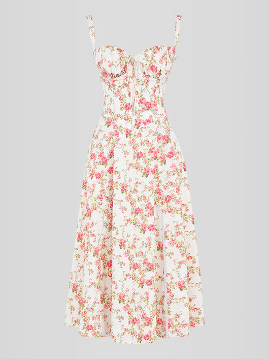 Vestido Midi Floral Camile