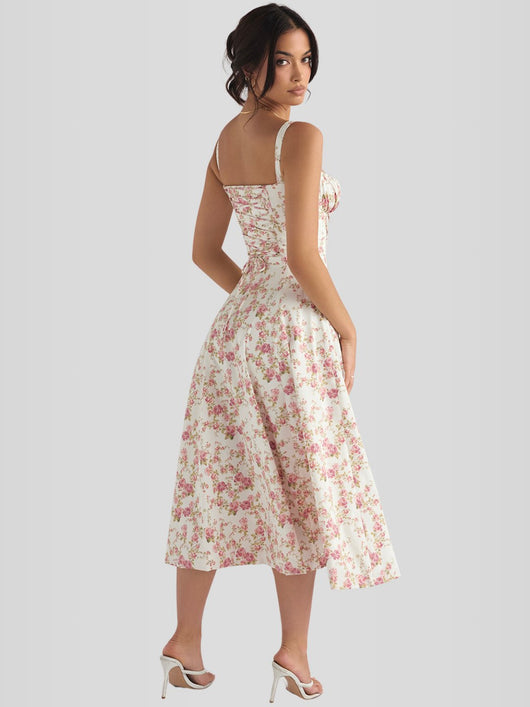 Vestido Midi Floral Camile