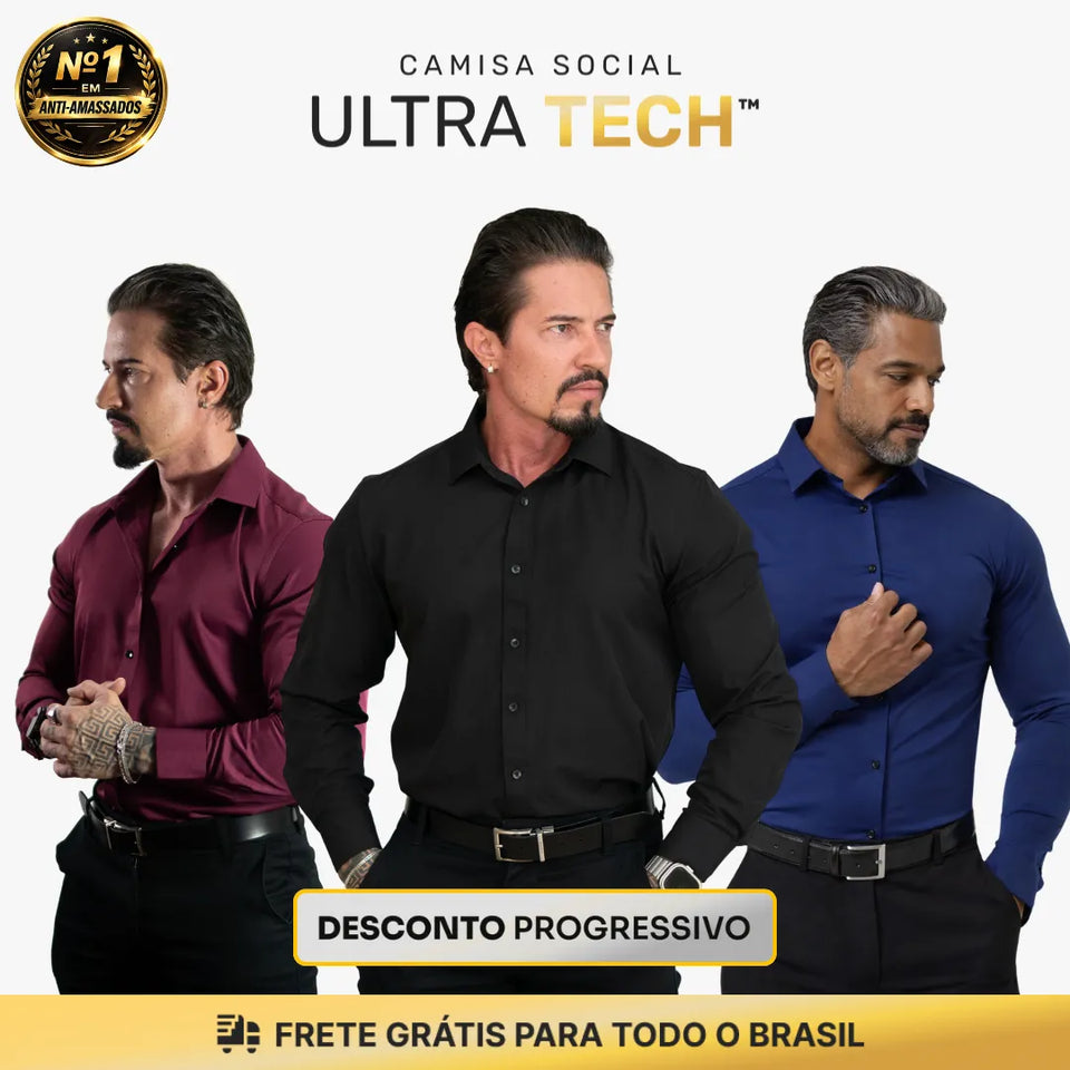 Ultra-Tech™ Camisa Social Tecnológica